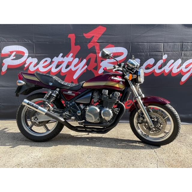 ゼファー400/Xガニマタブレット zephyr サイレンサー付き ゼファー400