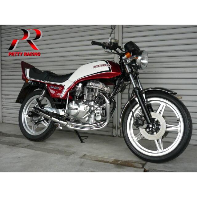 HONDA CB250TCB400T ホーク2 【響】 サイドクロス管 二重加工 マフラー