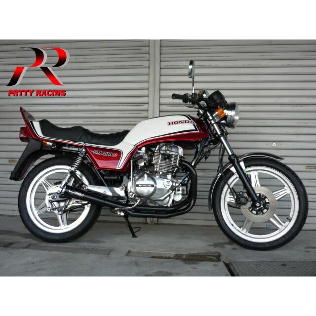 HONDA CB250NCB400N ホーク3 【響】 サイドクロス管 二重加工 マフラー