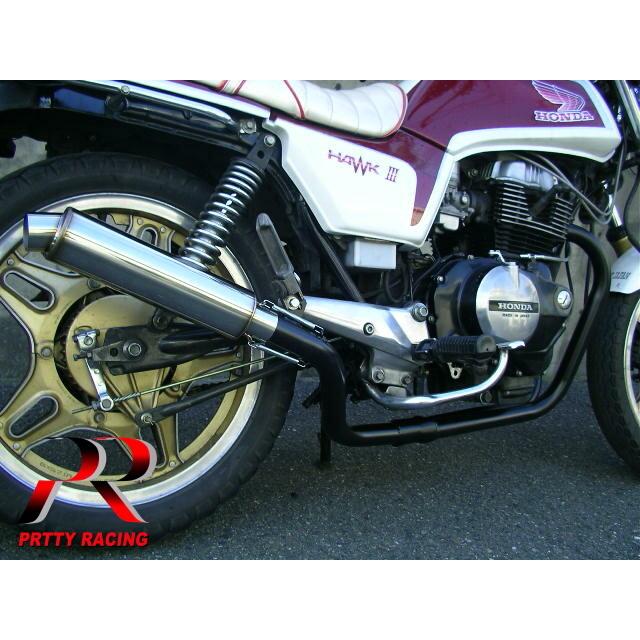 プリティー HONDA CB250N CB400N ホーク3 〜 2-1管 50.8π AL