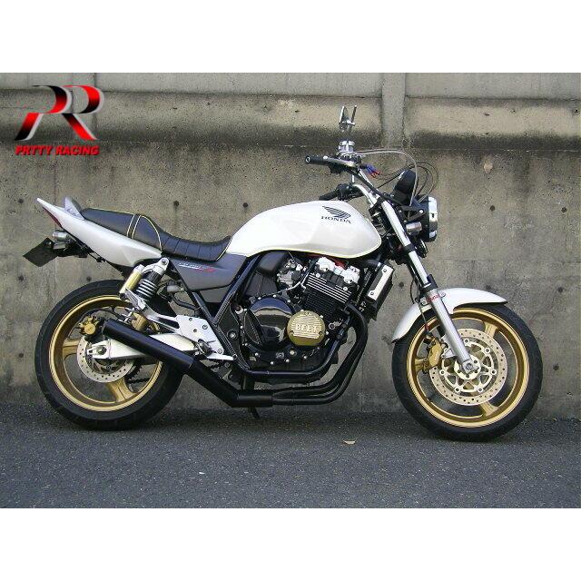 プリティー HONDA CB400SF VTEC NC39 【ショート管】 70π マフラー 黒