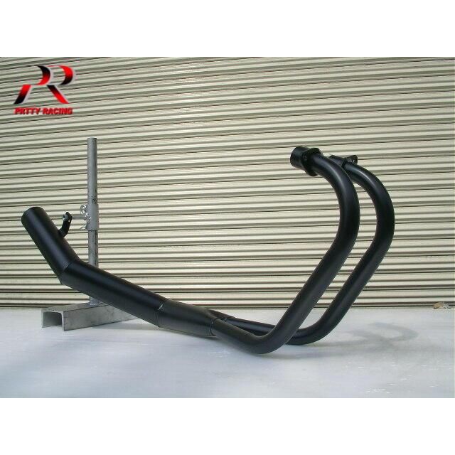 プリティー SUZUKI GSX400E ゴキ ショート管 70π マフラー 黒