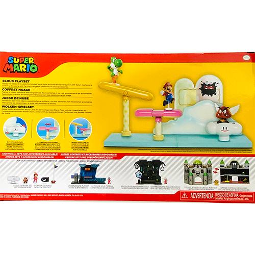 スーパーマリオ 7pc プレイセット マリオ付き ( 雲 ) 17610アメリカ