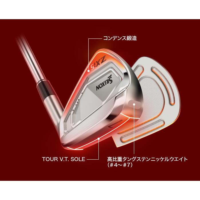 ZXi 【レフティー（左用）】ダンロップ スリクソン ZXi5 アイアン6本