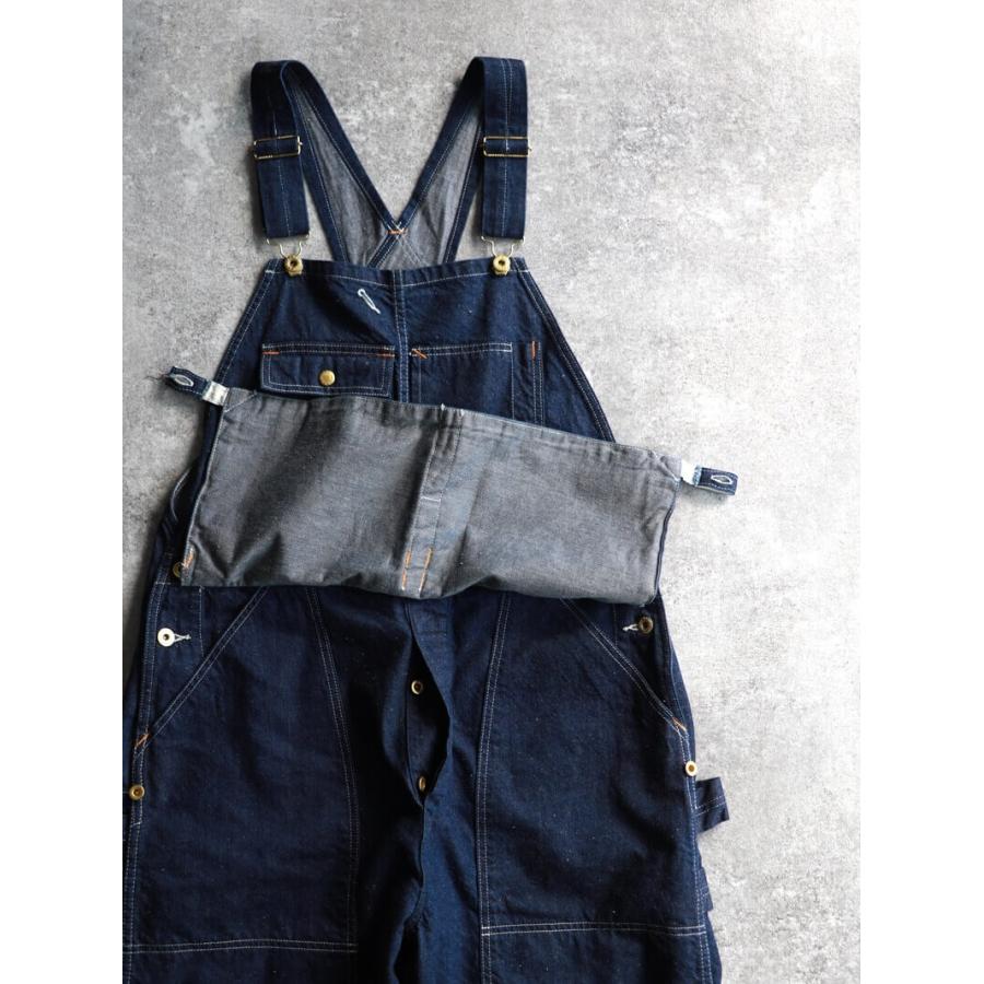TCBジーンズ ハンディマンパンツ デニム ヒッコリー オーバーオール