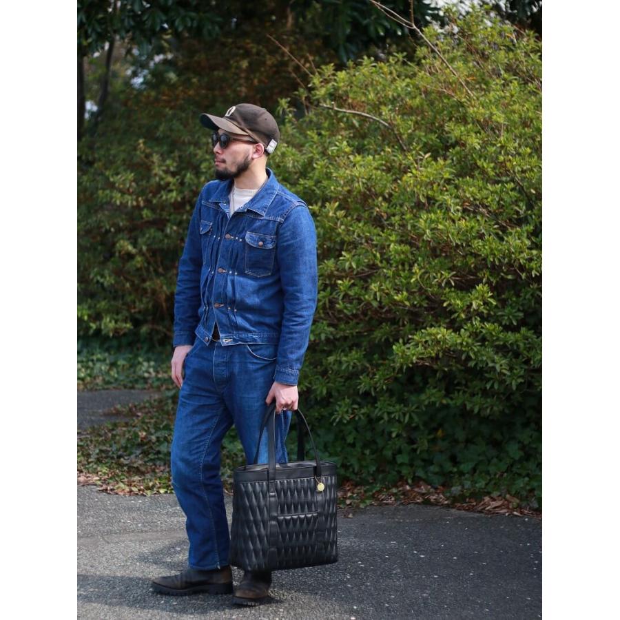 ダイヤトートバッグ BACKDROP Leathers DIA TOTEBAG 本革 バイカー