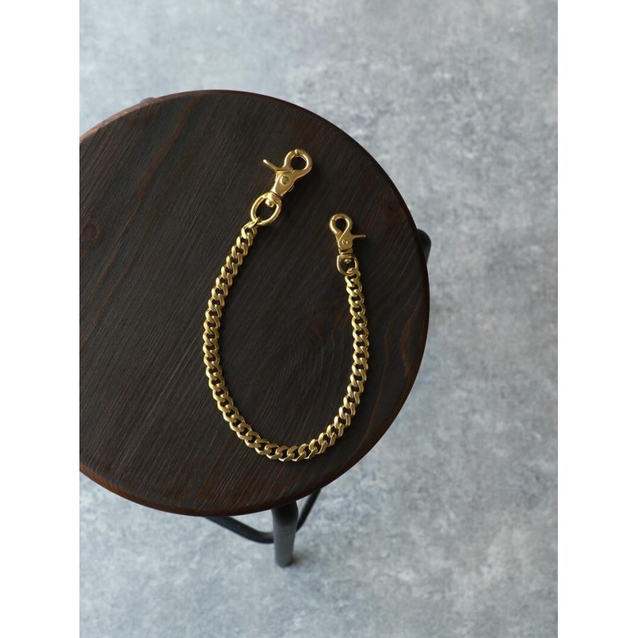 バックドロップレザーズ ウォレットチェーン 真鍮 BACKDROP Leathers