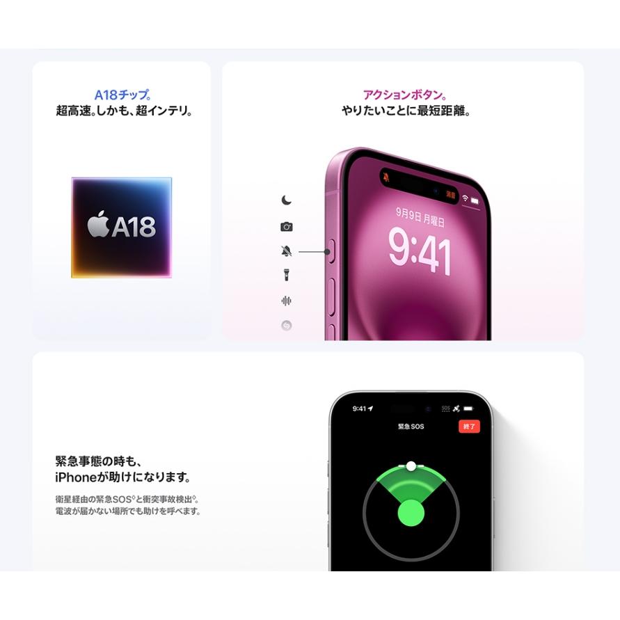 iPhone 16 Plus 【新品 未開封品】SIMフリー 512GB ブラック [アップル