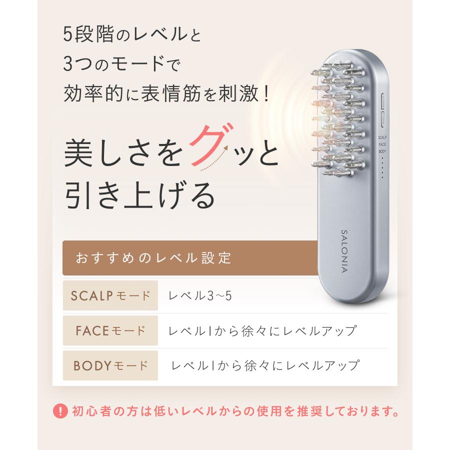 SALONIA（サロニア） 美顔器 ブラシ EMS ギフト ギフトBOX リフトケア