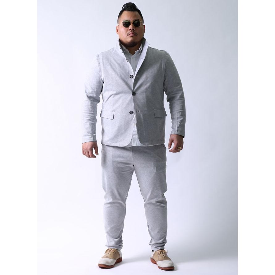 大きいサイズ カジュアルスーツ メンズ セットアップ 上下セット