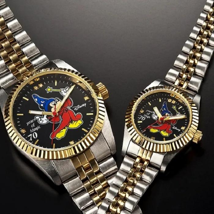 ファンタジア 70周年記念 世界限定 ダイヤモンド時計 ディズニー