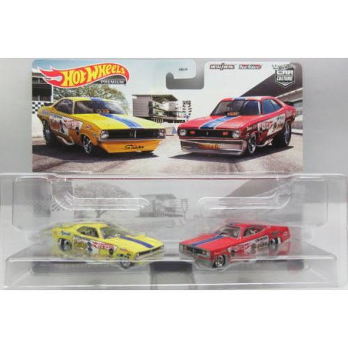 1/64 2台セット '72 Plymouth Cuda FC / Duster Funny Car ホット