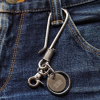 REDMOON（レッドムーン） キーホルダー S-GK-FP ジャーマンシルバー製