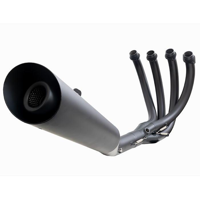 ARCHI アーキ 189-2111 スラッシュメガホンマフラー 黒 JMCA認証 車検