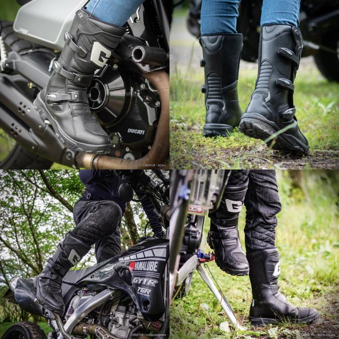 GAERNE（ガエルネ） Gアドベンチャー バイク 本革 オフロードブーツ