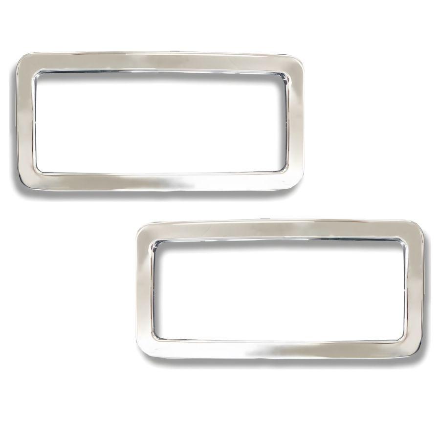 メッキテールランプベゼル 左右セット(日野純正 小糸テール用