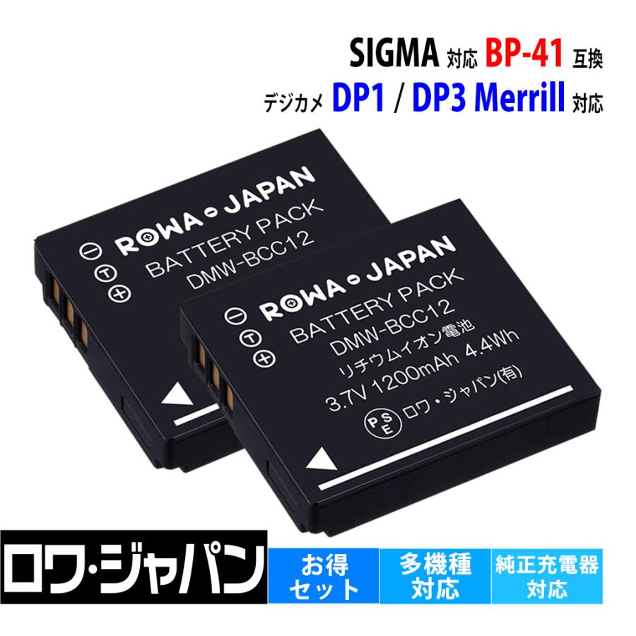 ロワジャパン 【互換品】 2個セット SIGMA対応 シグマ対応 BP-41