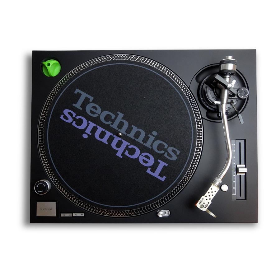 ターンテーブル カバー (Faceplate) つや消しブラック 2枚組 （for