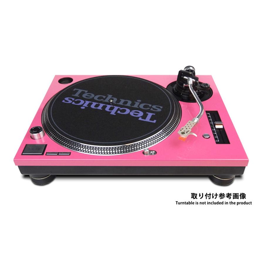 ターンテーブル カバー (Faceplate) ピンク 2枚組 （for Technics SL