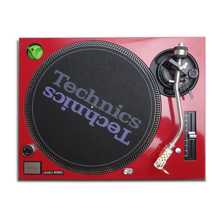 ターンテーブル カバー (Faceplate) レッド 2枚組 （for Technics SL