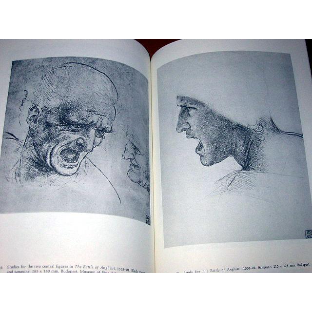 洋書画集【レオナルド・ダ・ビンチのドローイング60作品/ Leonardo