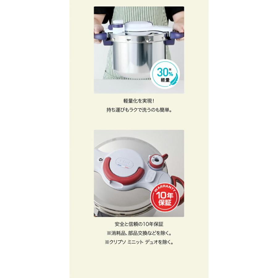 T-fal ティファール クリプソ ミニット イージー ルビーレッド 4.5L