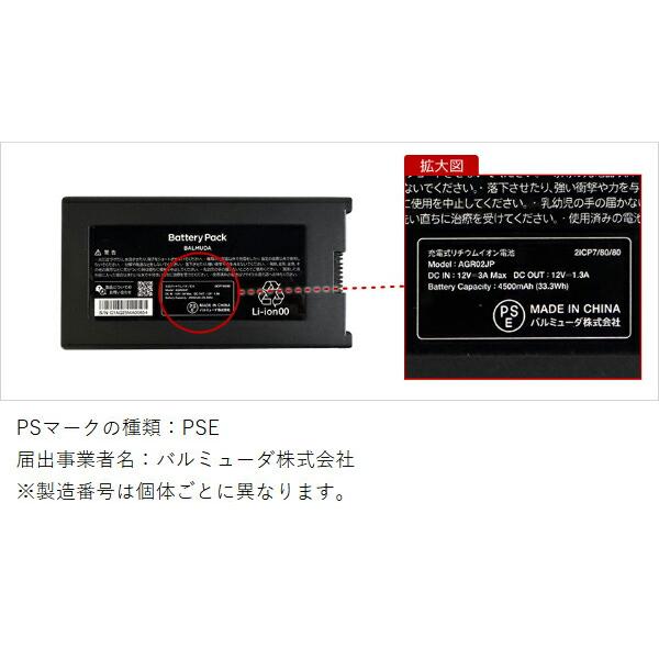 BALMUDA（バルミューダ） ［ BALMUDA GreenFan C2 バッテリー＆ドック