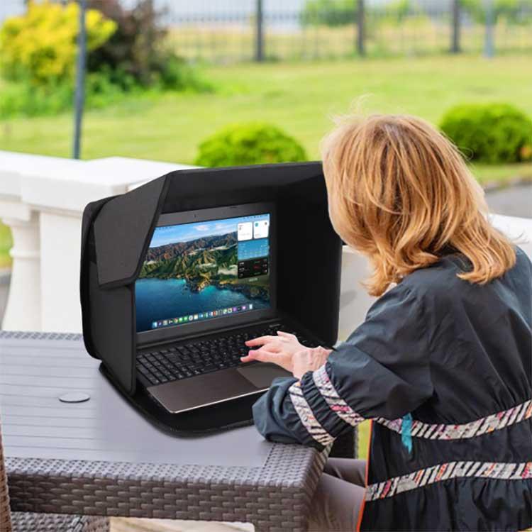 パソコンケース ノートPC用遮光フードカバー 16インチ対応 ノート