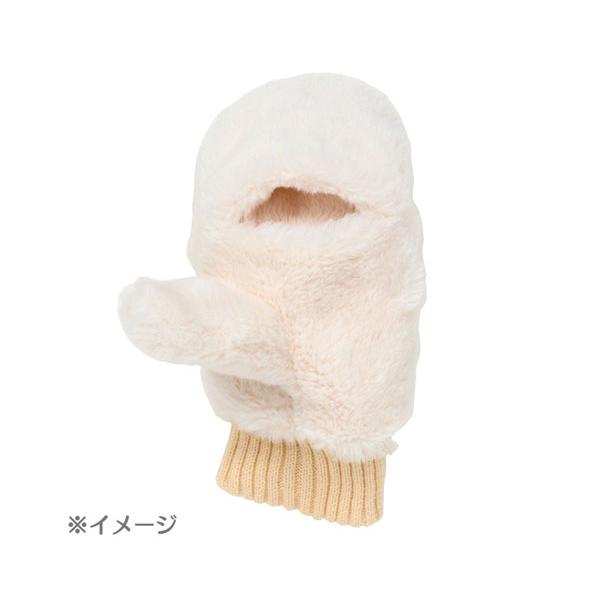 sanrio（サンリオ） 大人用 マスコット付きフェイクファーミトン 手袋