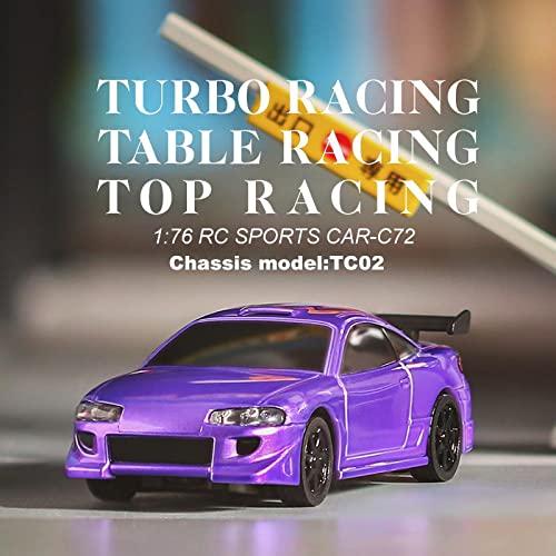 ターボレーシング 1/76 RCスポーツカー タイプ：C72 カラー：パープル
