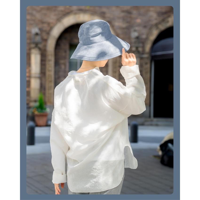 ロサブラン ハット レディース uv 帽子 完全遮光 日焼け防止 プレーン