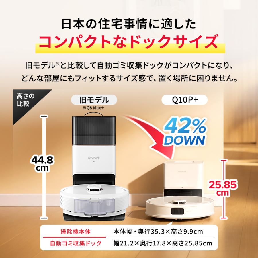 Roborock（ロボロック） ロボット掃除機 Q10P＋ お掃除ロボット 水拭き