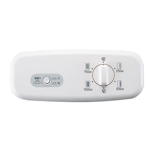 アラジン 電気ストーブ 遠赤グラファイトヒーター ホワイト AEH-G1000A