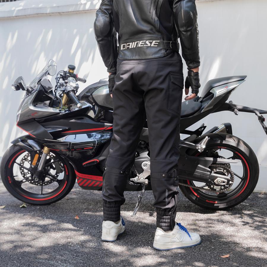 ROCKBROS バイク パンツ ライダー ライディング 膝 腰 プロテクター