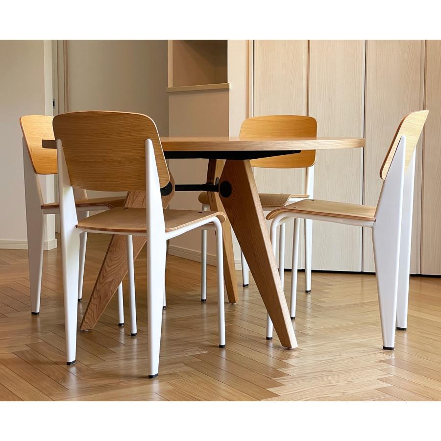 スタンダードチェア オーク材 リプロダクト 完成品 ブラック ホワイト