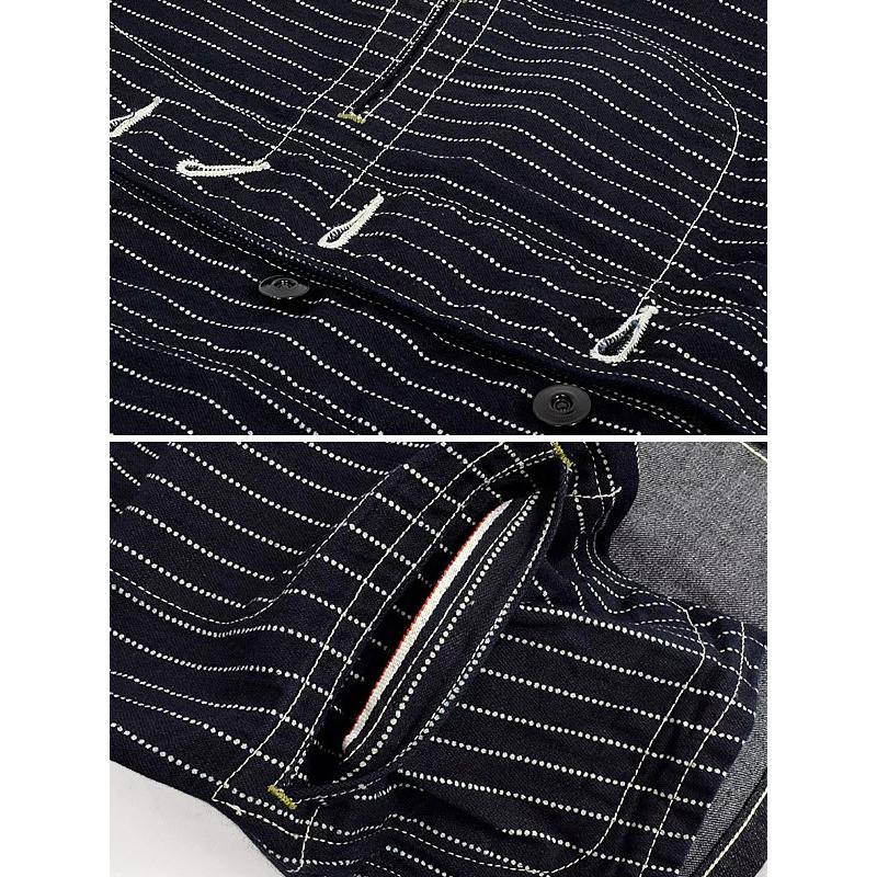 SUGAR CANE シュガーケーン ウォバッシュ ストライプ ベスト メンズ