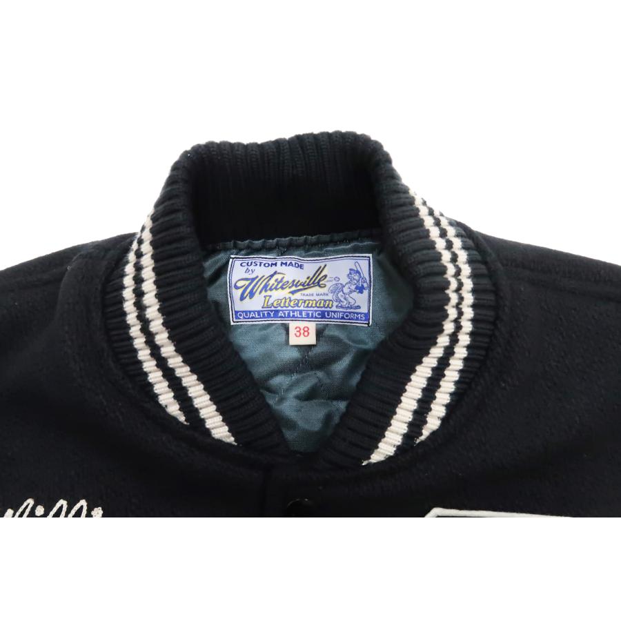 WHITESVILLE ホワイツビル スタジャン 30oz メルトン x ステアハイド