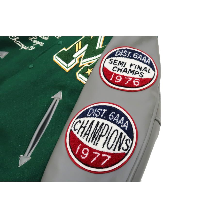 WHITESVILLE ホワイツビル スタジャン 30oz メルトン x ステアハイド