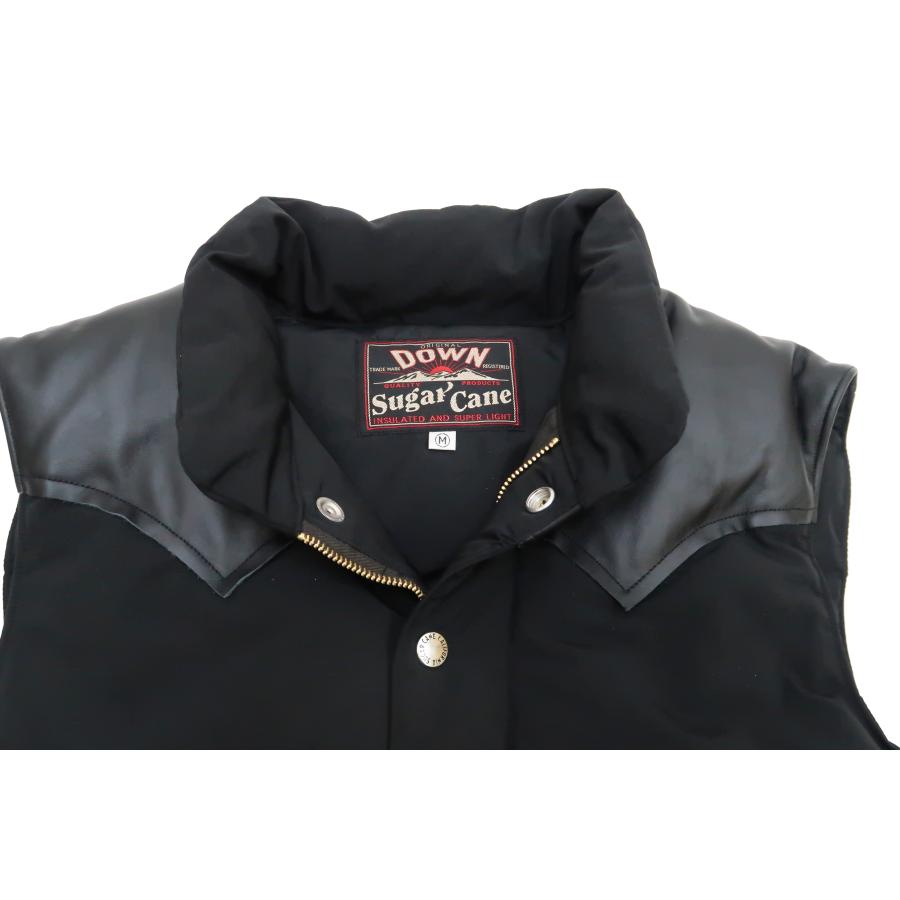 SUGAR CANE シュガーケーン ダウンベスト Sugar Cane レザーヨーク