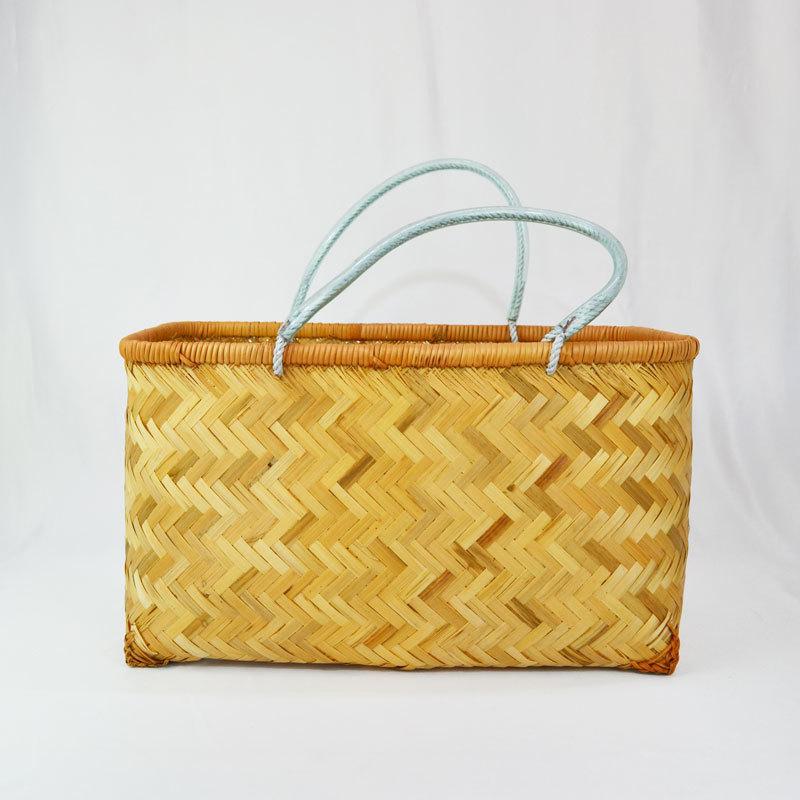 かごバッグ 竹 市場かご 特大 ビッグ 竹製 市場籠 エコバッグ カゴ