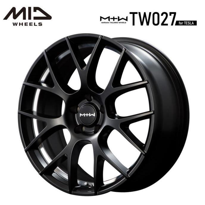 マルカサービス MID MTW TW027 for TESLA 18インチ 8J インセット33 5