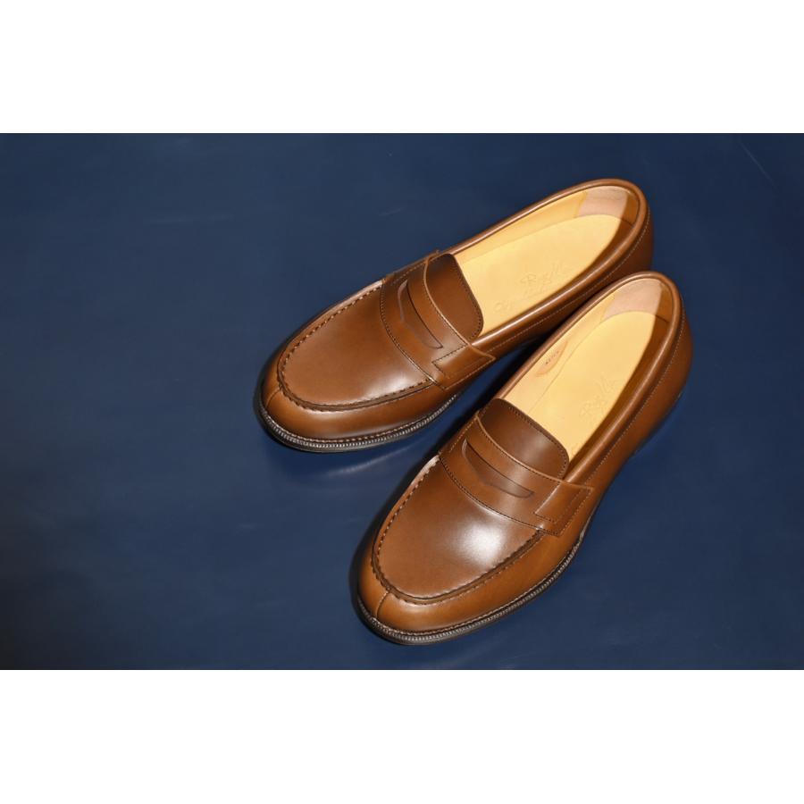 RAYMAR】Atlas コインローファー ウイスキー ブラウン レザーソール
