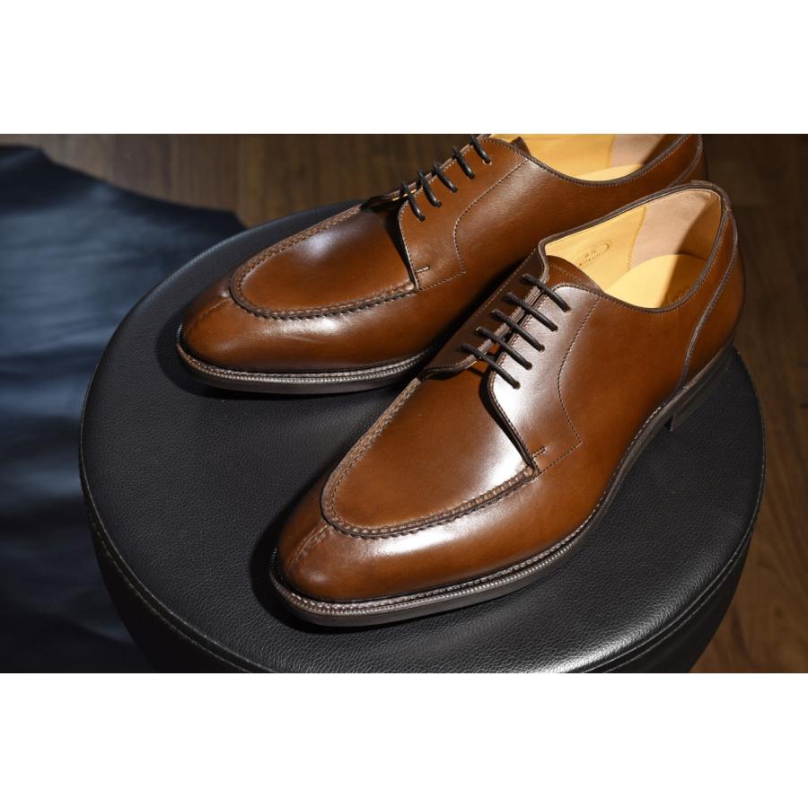 RAYMAR】Allan2 BR スキンステッチUチップ ウイスキー ブラウン