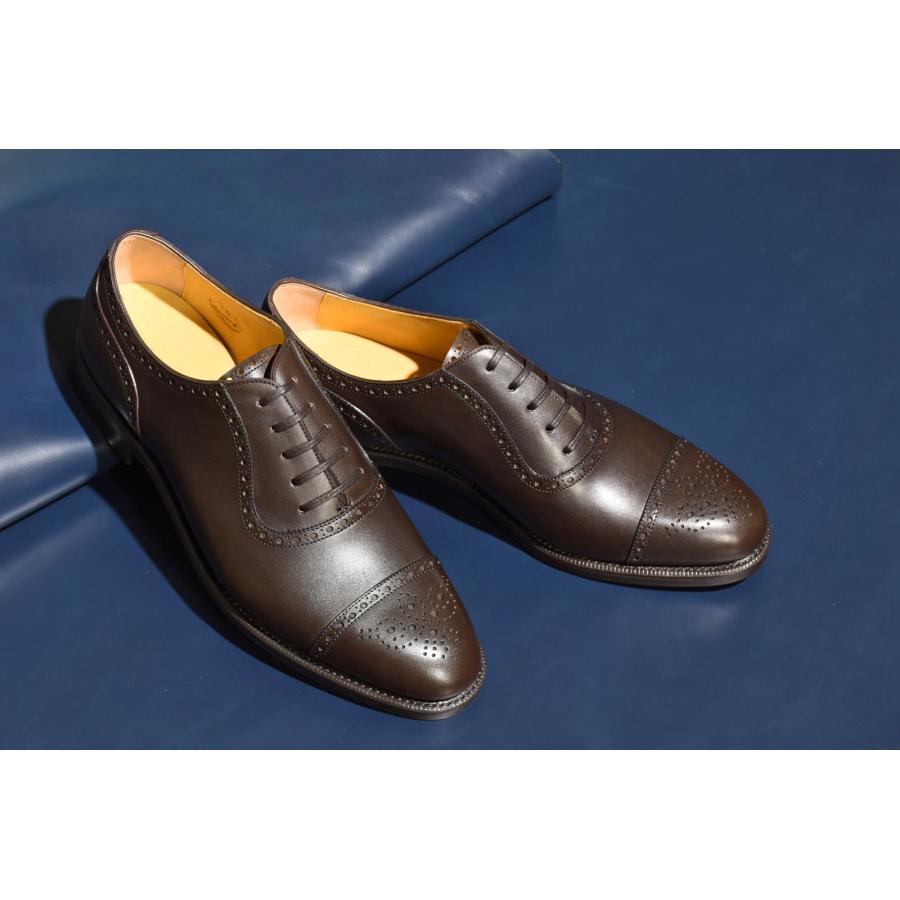 RAYMAR】Howard アデレード セミブローグ ダークブラウン グッドイヤー