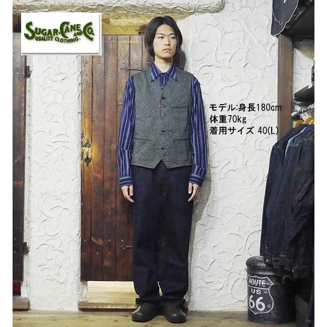 SUGAR CANE シュガーケーン ワークベスト SC12795 9oz COTTON COVERT