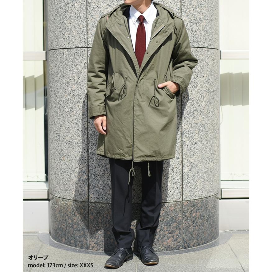 HOUSTON（ヒューストン） モッズコート メンズ M-51 パーカ ミリタリー