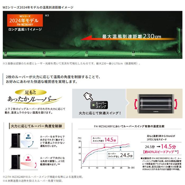 CORONA（コロナ） FH-CWZ36BYF(KG) 石油ファンヒーター 暖房器具 (木造