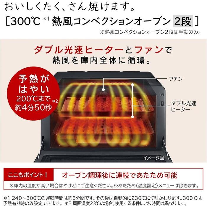 ヘルシーシェフ 日立 MRO-W1B(W) 過熱水蒸気オーブンレンジ 庫内容量