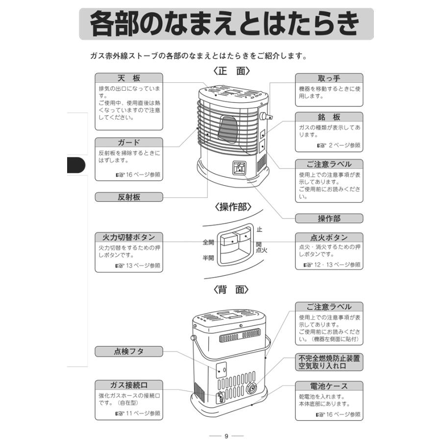 リンナイ（Rinnai） R-852PMS3(D) ガス赤外線ストーブ 都市ガス用 R