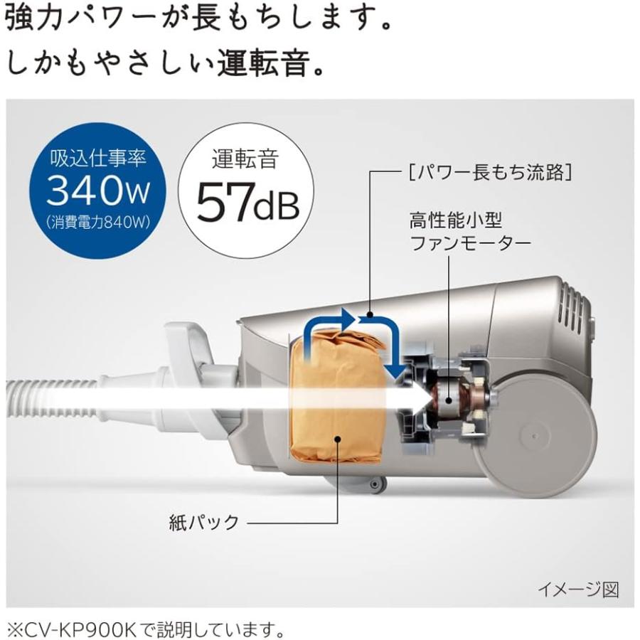 かるパック 日立 CV-KP900K-N 紙パック式クリーナー ライトゴールド
